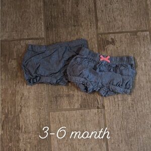 Baby girl 3-6 month shorts